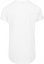 T-Shirt Long Shaped Turnup Tee - white