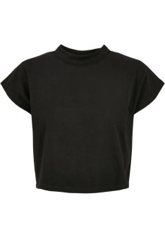 Ladies Stripe Short Tee black/white
