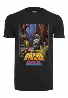 T-shirt Star Wars Yoda Poster Tee black
