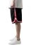 Stripes Mesh Shorts - blkredwht