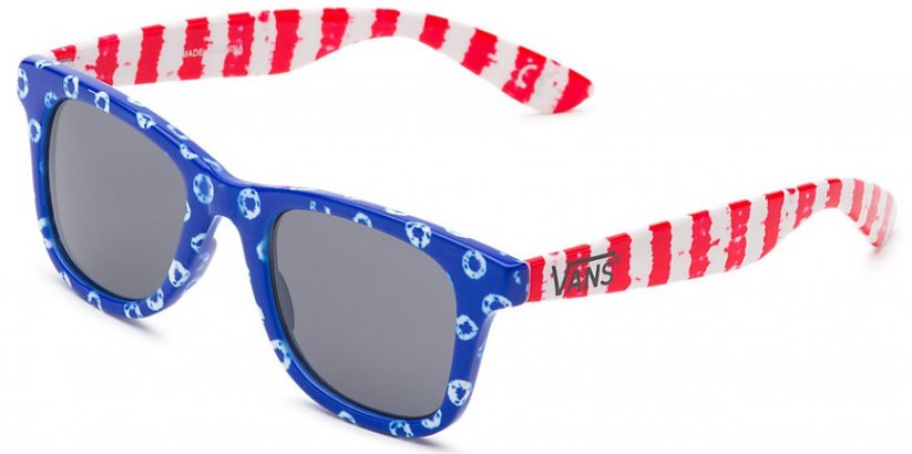 Okulary Vans Janelle Hipster dyed dots stripes blue