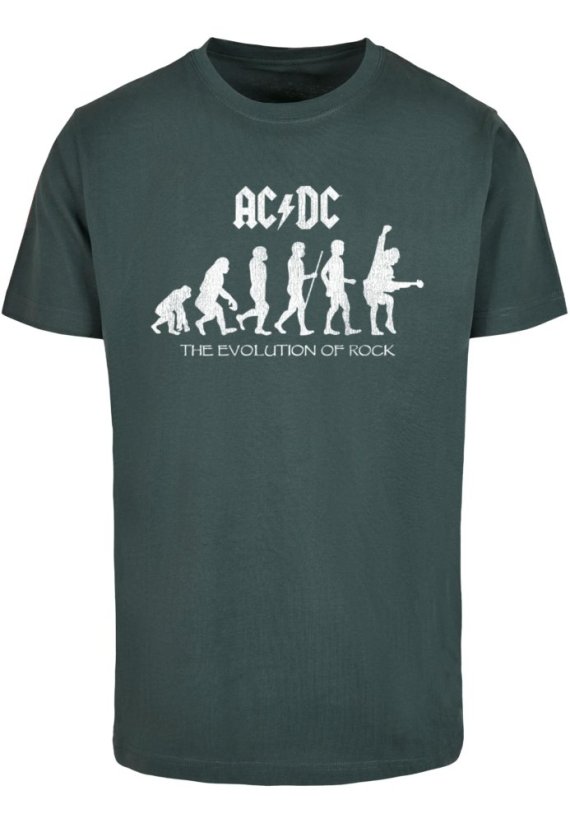 ACDC - Evolution Of Rock T-Shirt - bottlegreen - Rozmiar: XS