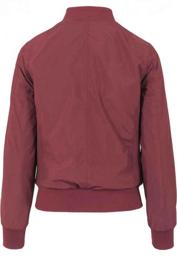Dámská jarní/podzimní bomber bunda Urban Classics - vínová