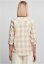 Ladies Turnup Checked Flanell Shirt - whitesand/lighttaupe
