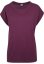 Fialové dámské tričko Urban Classics Ladies Extended Shoulder Tee
