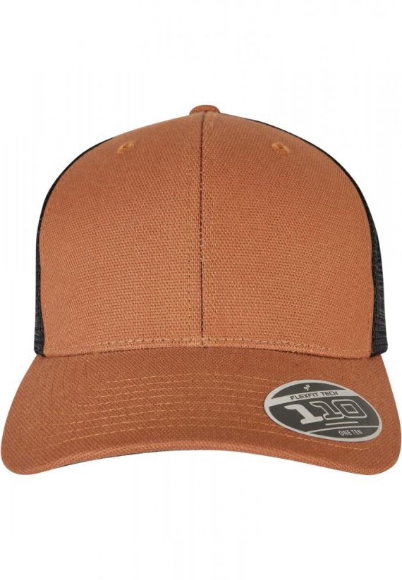 110 Structured Canvas Trucker - toffee/black