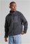 Teddy Jacket With Stand Up Collar black S - cloudgrey