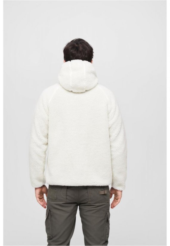 Bílá pánská bunda Brandit Teddyfleece Worker Jacket