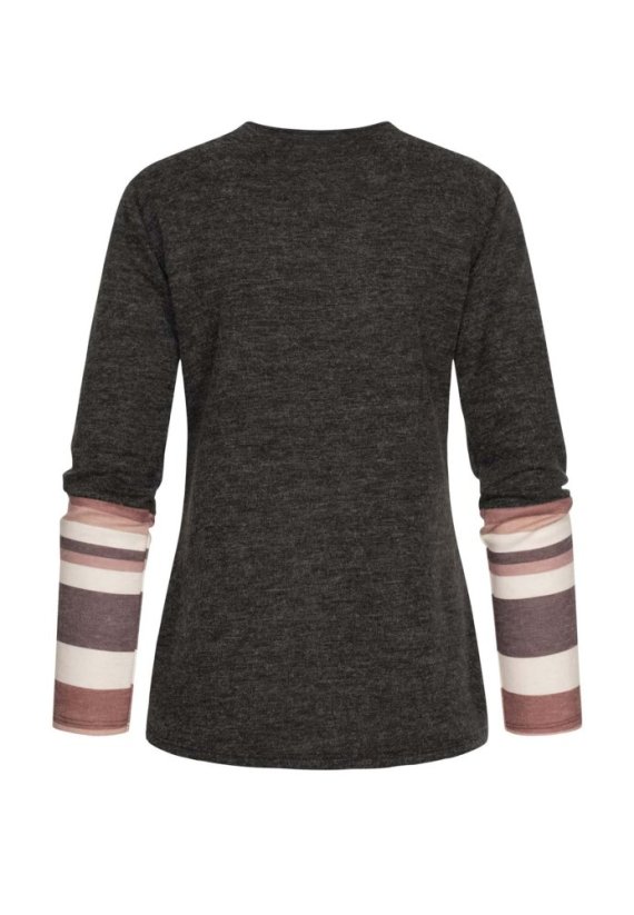 Sweater mit Knopfleiste