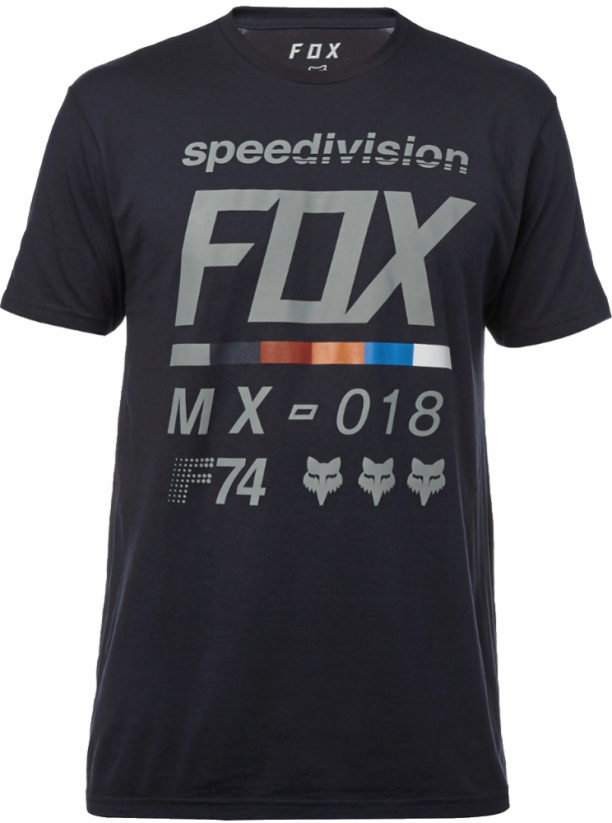 T-Shirt Fox Draftr heather midnight