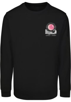 Sunset Charm Longsleeve With Cuffrib black M