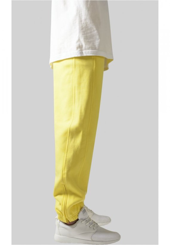 Žluté pánské tepláky Urban Classics Sweatpants