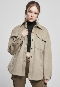 Ladies Classic Overshirt - lighttaupe