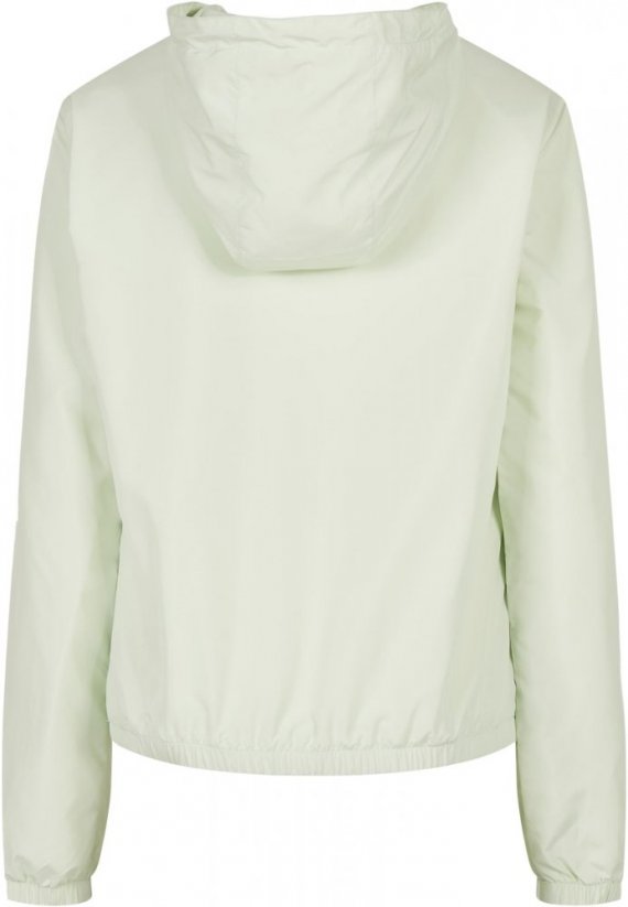 Svetlo zelená dámska jarná/jesenná bunda Urban Classics Ladies Basic Pullover