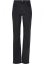 Tmavé dámské džíny Urban Classics Highwaist Straight Slit