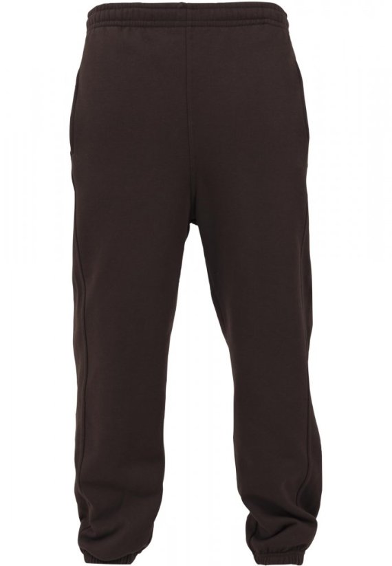 Męskie spodnie dresowe Urban Classics Sweatpants - ciemnobrązowy - Rozmiar: 3XL
