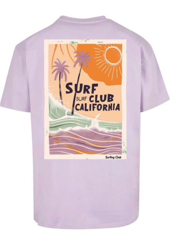 Surf Club California Oversized T-shirt lilac XS