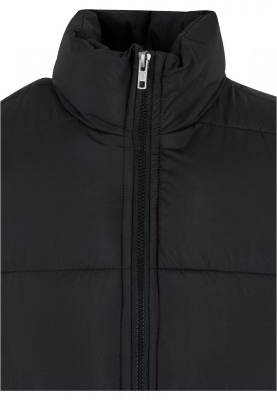 Černá dámská vesta Urban Classics Long Puffer