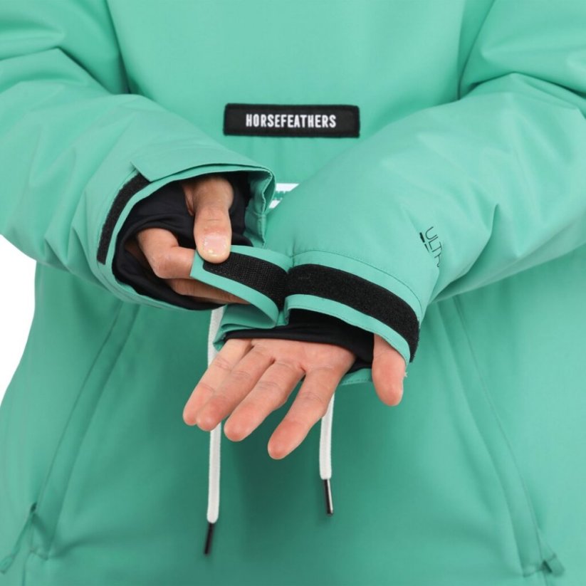 Zimní snowboardová dámská bunda Horsefeathers Derin II - tyrkysová