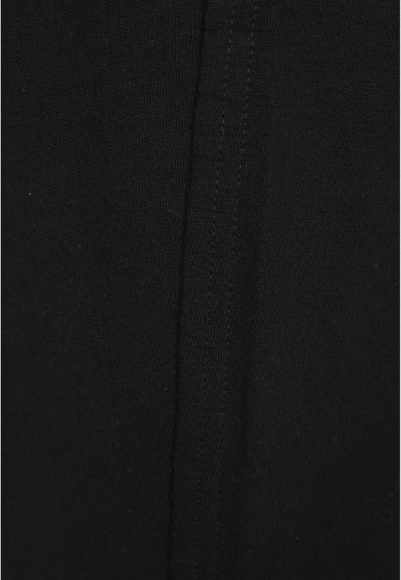 Černé dámské tepláky Urban Classics dámske froté nohavice s otvoreným okrajom
