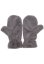 Teddy Mitten heathergrey S/M