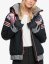 Bunda Roxy Pop Snow Meridian true black pop flowers