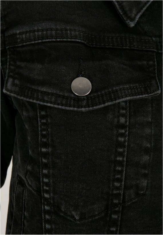 Dámská denim bunda Organic - sepraná černá