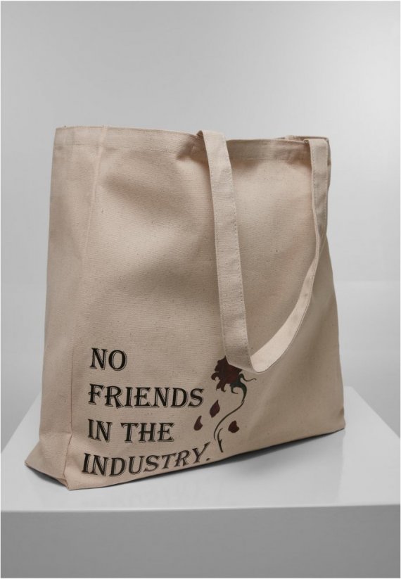 No Friends Oversize Canvas Tote Bag