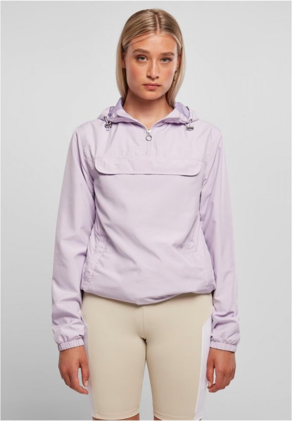 Ladies Basic Pull Over Jacket - lilac