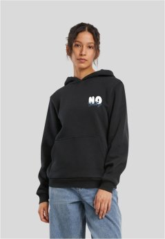 No Feelings Ladies Boxy Hoodie - black