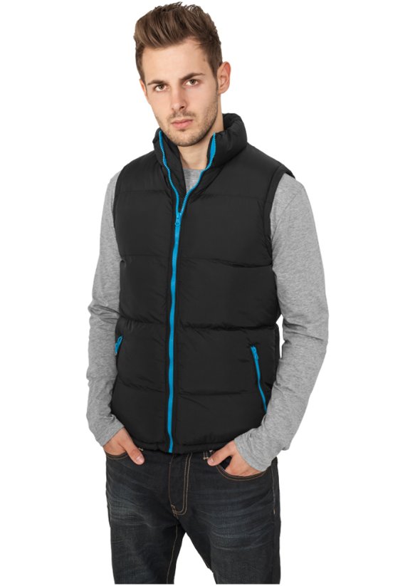 Vesta Urban Classics Contrast Bubble Vest - blk/tur
