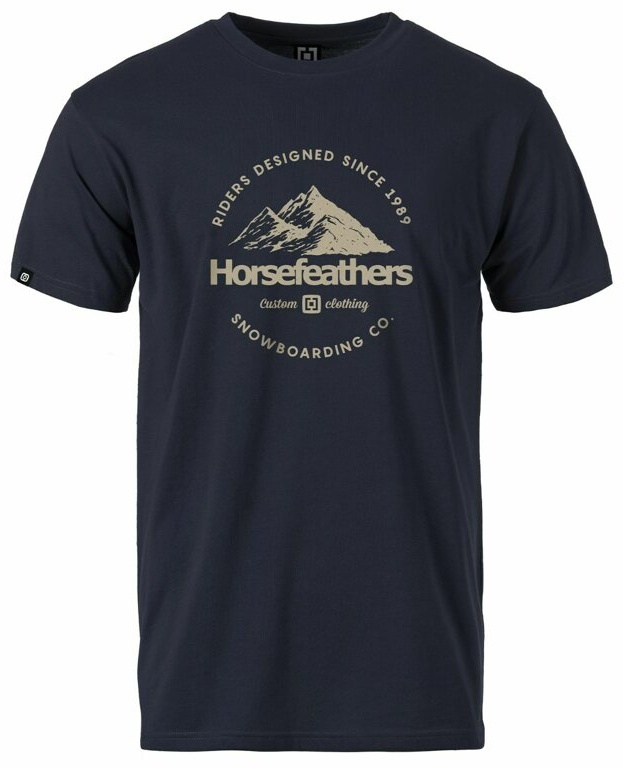 Tričko Horsefeathers Hilly midnight navy