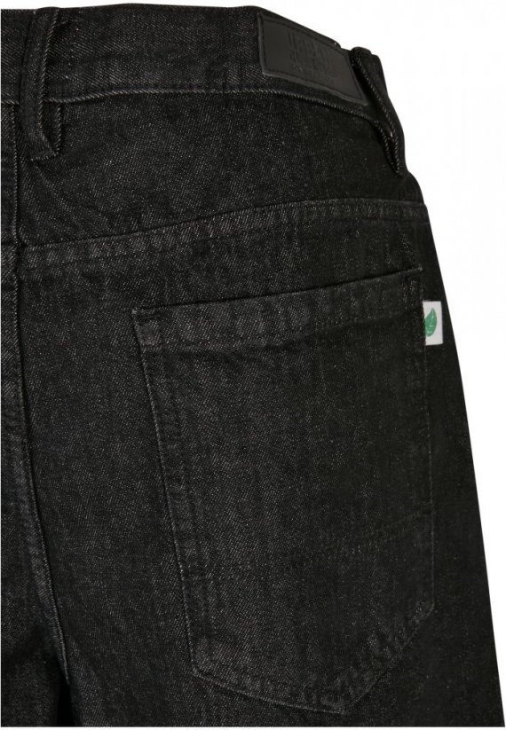 Organic Denim Bermuda Shorts - black washed
