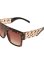 Sunglasses Zakynthos with Chain - amber/gold