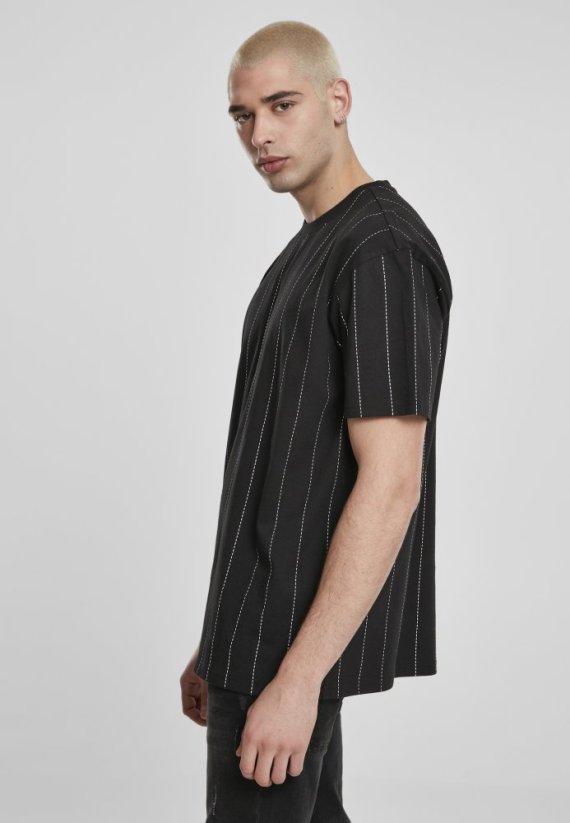 Pánske tričko Urban Classics Oversized Pinstripe