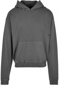 Pánska mikina Urban Classics Distressed Hoody - darkshadow