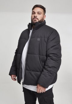 Čierna pánska bunda Urban Classics Boxy Puffer Jacket
