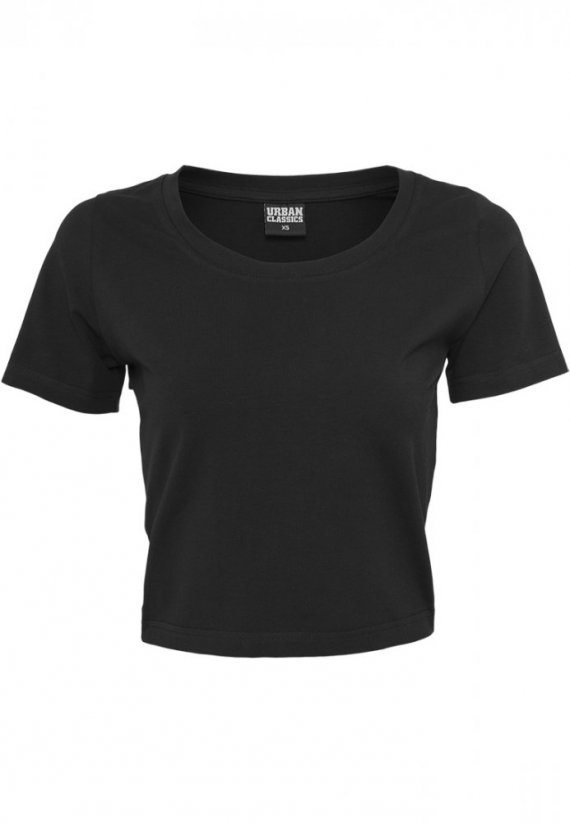 Koszulka Urban Classics Ladies Cropped Tee - black