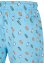 Pánske kúpacie šortky Urban Classics Pattern Swim Shorts - lightblue/ice