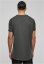 Long Shaped Turnup Tee - charcoal