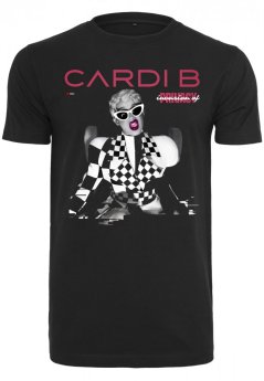 Dámske tričko Cardi B Transmission - čierne