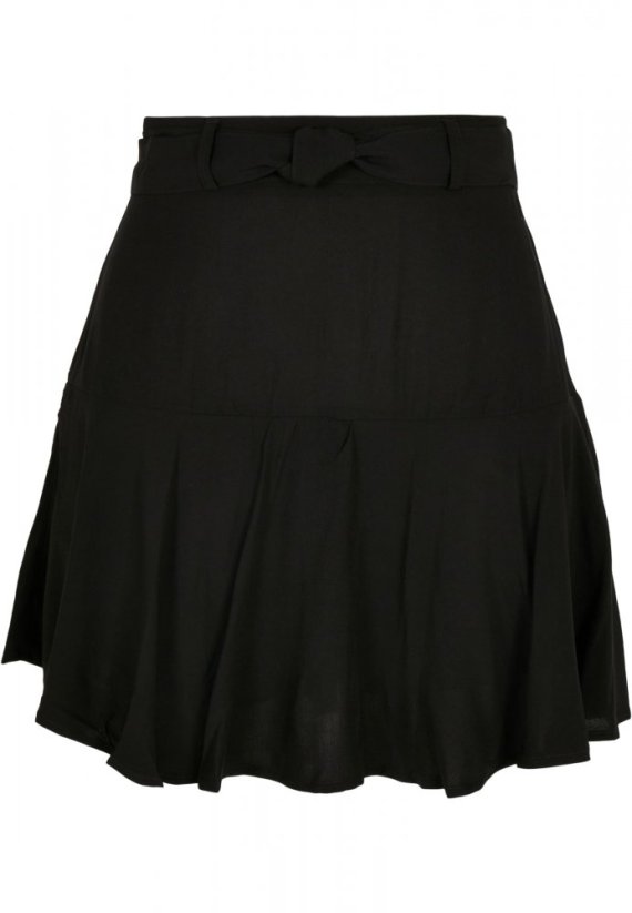 Černá dámská sukně Urban Classics Viscose Mini Skirt