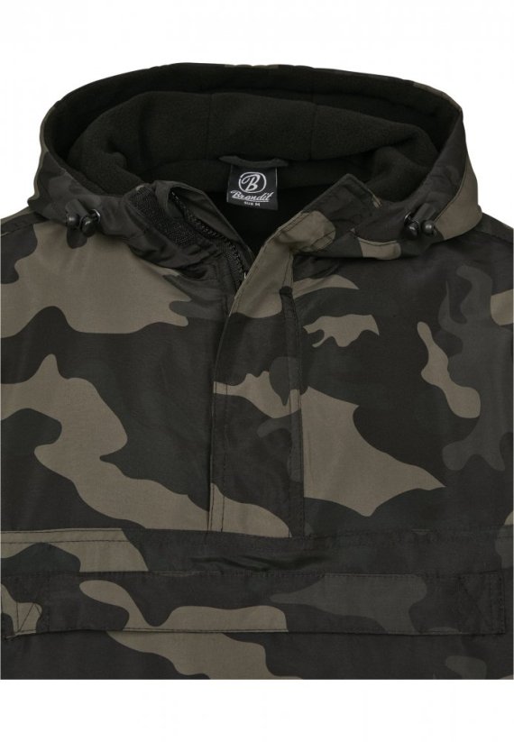Pánská bunda Fleece Pull Over Windbreaker - darkcamo