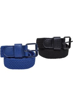 Elastic Belt Set Kids - black/spaceblue