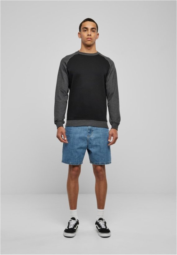 2-tone Raglan Crewneck - Rozmiar: 4XL