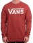 Mikina Vans Classic Crew II chili oil
