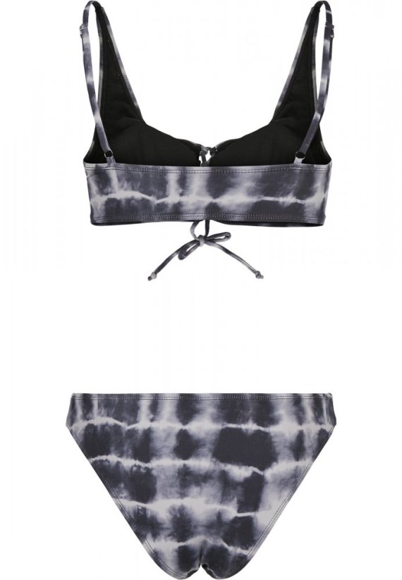 Ladies Lace Up Tie Dye Bikini
