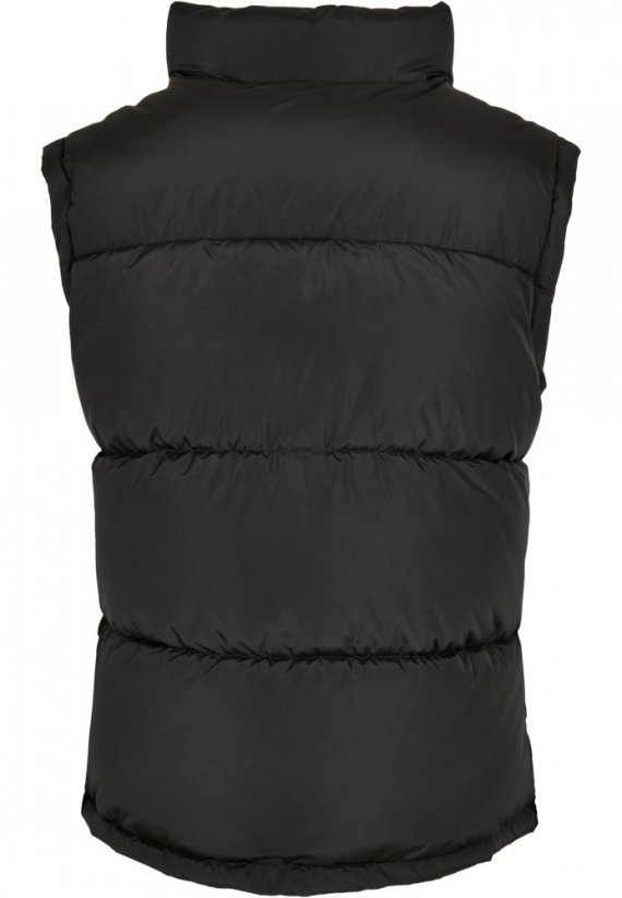 Block Puffer Vest - black/black