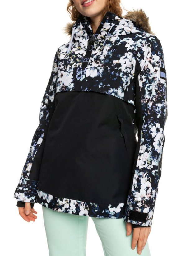 Bunda Roxy Shelter kvj1 true black black flowers