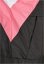 Ladies Starter Colorblock Halfzip Windbreaker - black/pinkgrapefruit